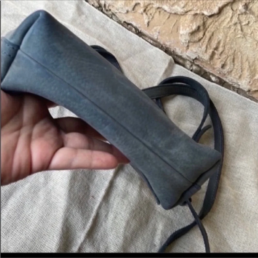 Madewell Blue Small Transport Crossbody Suede Edition Sold Out Mini Sold out - Picture 5 of 12